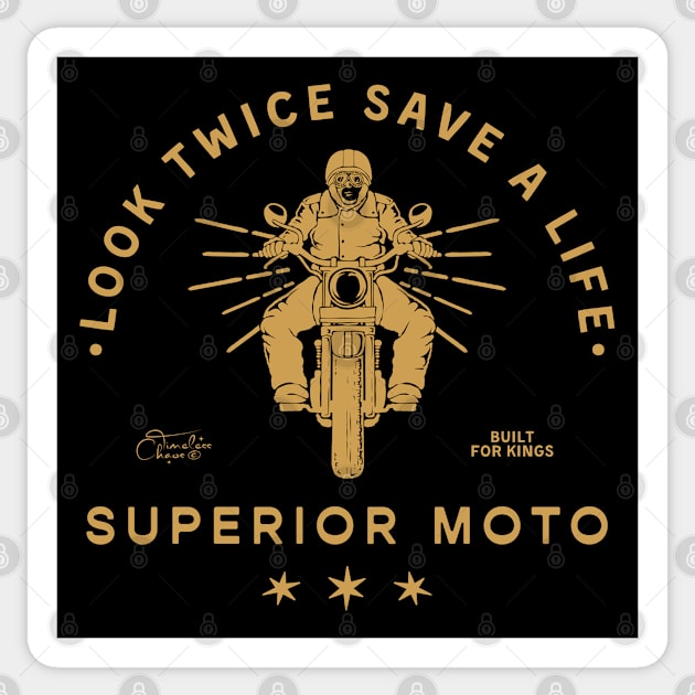 Look Twice Superior Moto Sticker by Timeless Chaos
